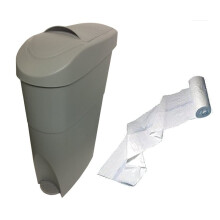 EHCG Sanitary Waste Bins Ladies + Liners Feminine Hygiene Disposal Unit Sani bin