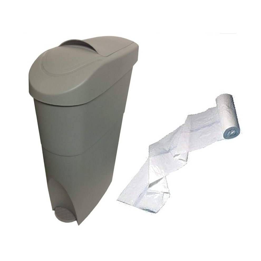 EHCG Sanitary Waste Bins Ladies + Liners Feminine Hygiene Disposal Unit Sani bin