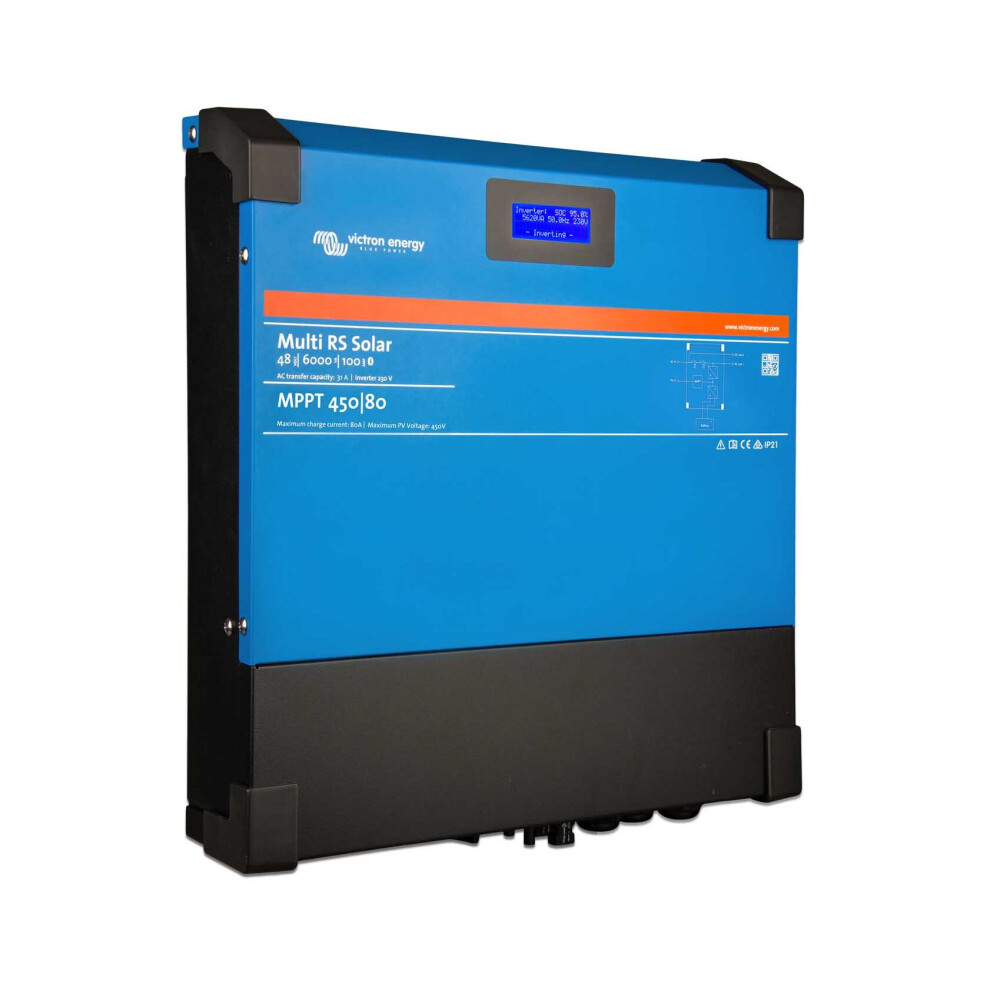 Victron Energy Multi Rs Solar 48V 6000 230V Hybrid Inverter Charger 450V Dc Max 8719076054474
