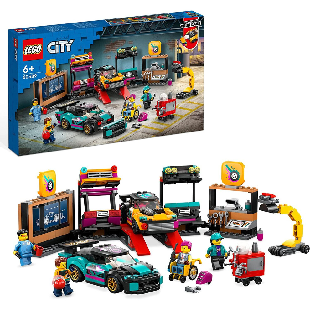 LEGO 60389 City Custom Car Garage Toy Set