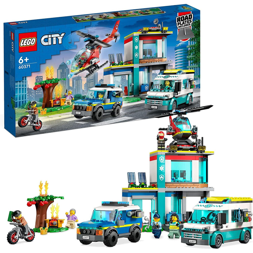 LEGO 60371 City Emergency Vehicles HQ Set