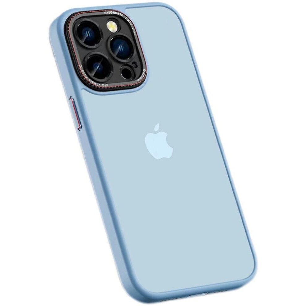 (, Iphone14) Clear Phone Case Shockproof Slim Protective Cover For Iphone 14 Series Blue 768619223691