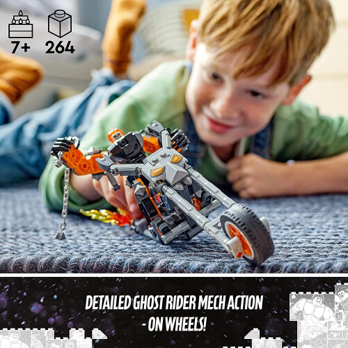 LEGO LEGO Marvel Ghost Rider Mech & Bike Set 76245 2