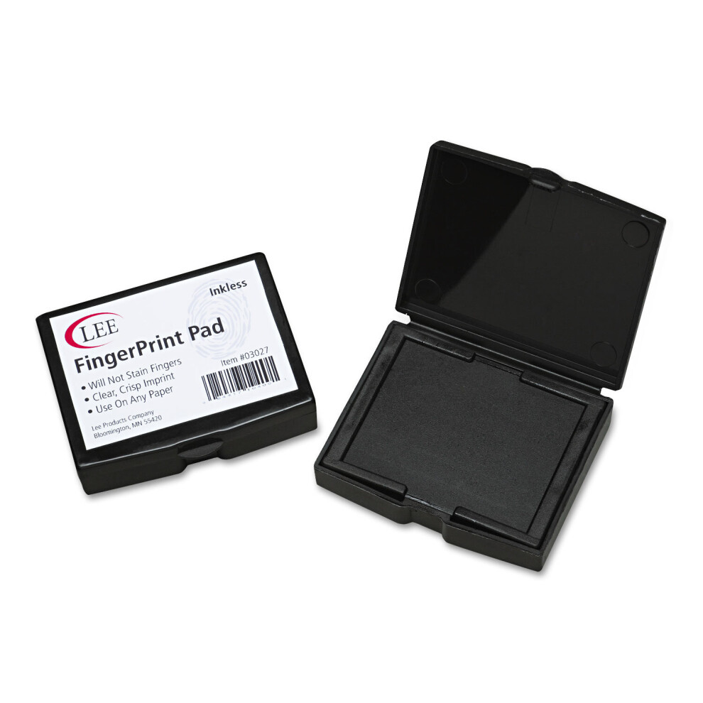Photos - Other Office Equipment Inkless Fingerprint Pad, 2.25" x 1.75", Black