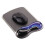 Duo Gel Wave Mouse Pad with Wrist Rest, 9.37 x 13, Blue 2