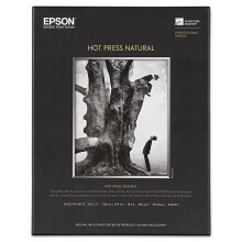 Epson Hot Press Fine Art Papper, 17 Mil, 8.5 X 11, Slät Matt Naturlig, 25/Pack