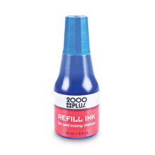 Zelfinktende navulinkt, fles van 0,9 oz, blauw