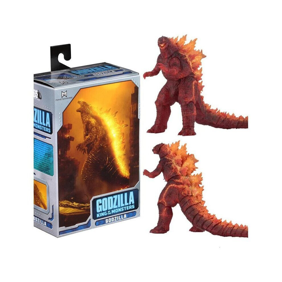 (Red) Burning Godzilla Action Figures Movable Joints