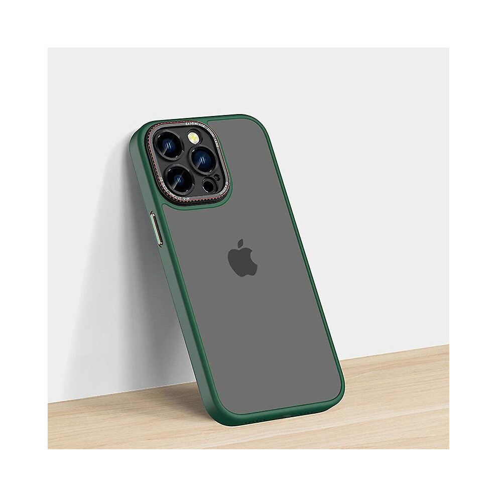 (, Iphone14 Plus) Clear Phone Case Shockproof Slim Protective Cover For Iphone 14 Series Green 768619223547
