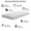 2x Cot 120 x 60 cm Waterproof Mattress Protector Fitted Sheets 2