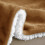 (CAMEL, SINGLE) SHERPA FLEECE BLANKETS SOFT WARM REVERSIBLE PLUSH THROW THICK LUXURIOUS DOUBLE LAYER BLANKET 2