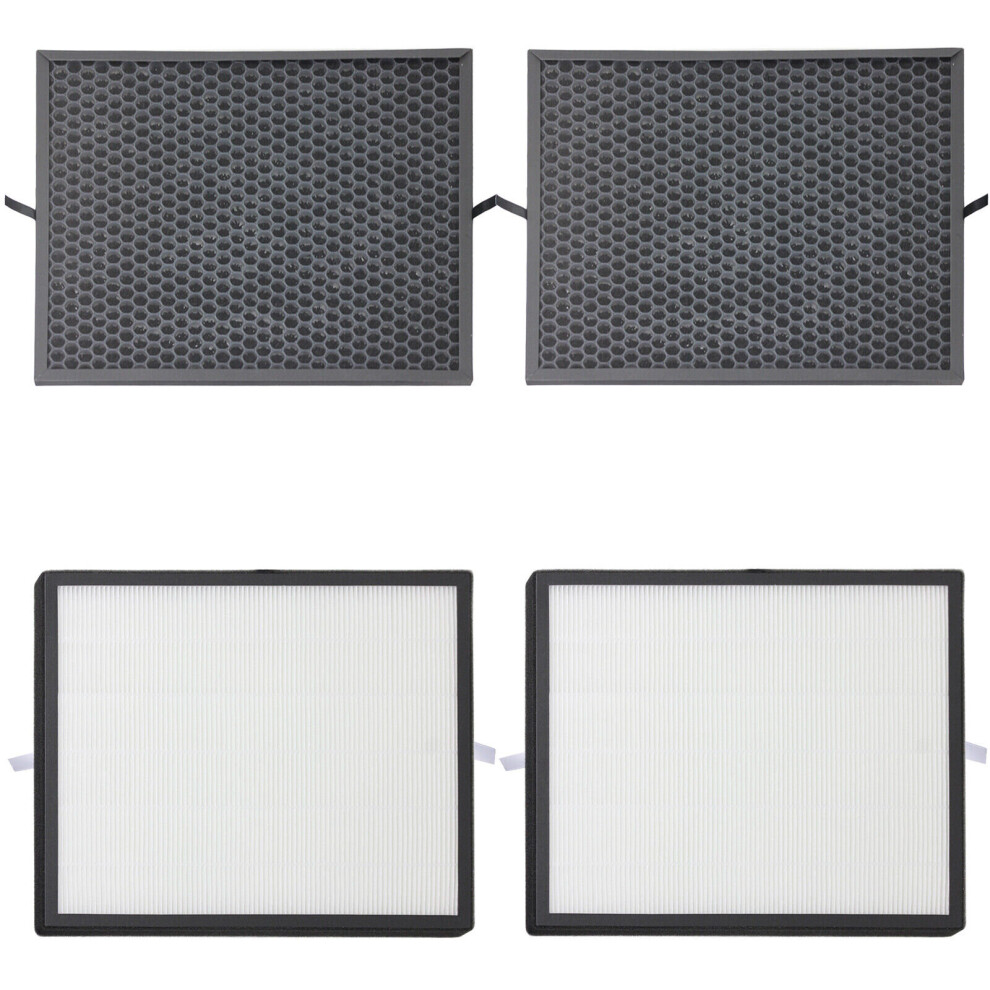 Air Purifier Filter Kit for Levoit LV-PUR131 LV-H131 LV-131S LV-RH131S (Pack of 4)