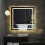 (900x900mm) Square Led Backlit Light Vanity Bathroom Mirror 1