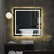 (800x800mm) Square Led Backlit Light Vanity Bathroom Mirror