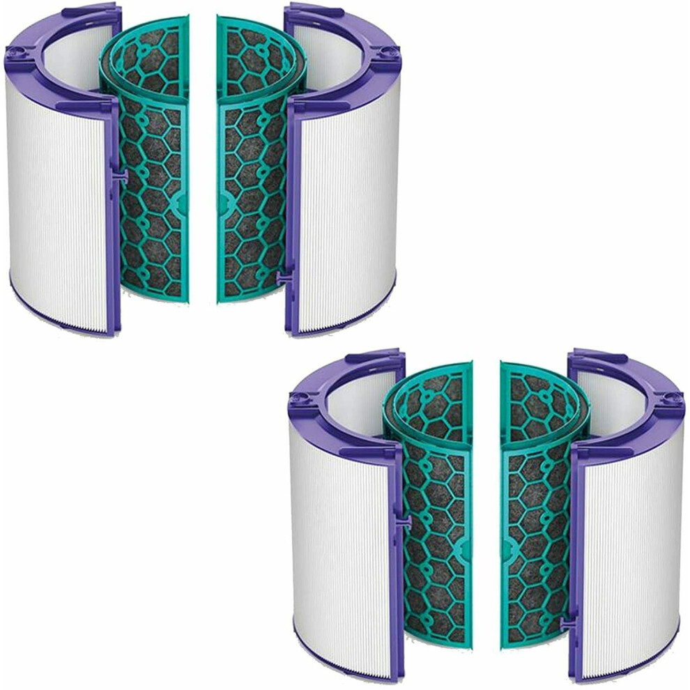 Spares2go Hepa Filters For Dyson Pure Cool Dp04 Hp04 Hp09 Ph01 Tp04 Tp06 Air Purifier Fan (Pack Of 2)