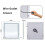 (900x900mm) Square Led Backlit Light Vanity Bathroom Mirror 8