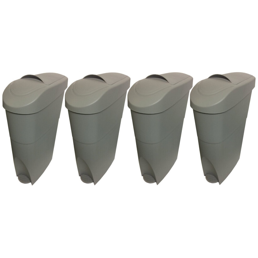 4x EHCG Sanitary Waste Bins Ladies + Liners Feminine Hygiene Disposal Sani bin