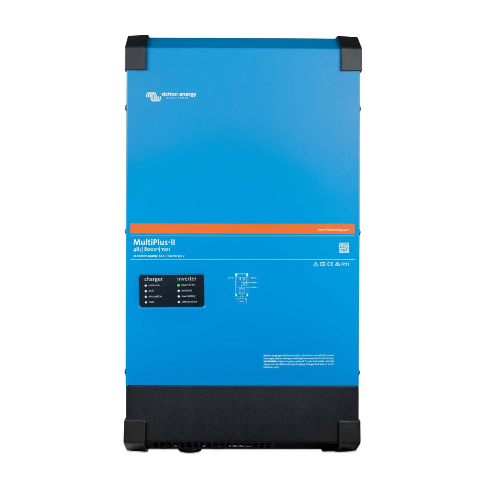Victron Energy Multiplus-Ii 48/8000/110-100 Sine Power Inverter Battery Charger 8719076050568
