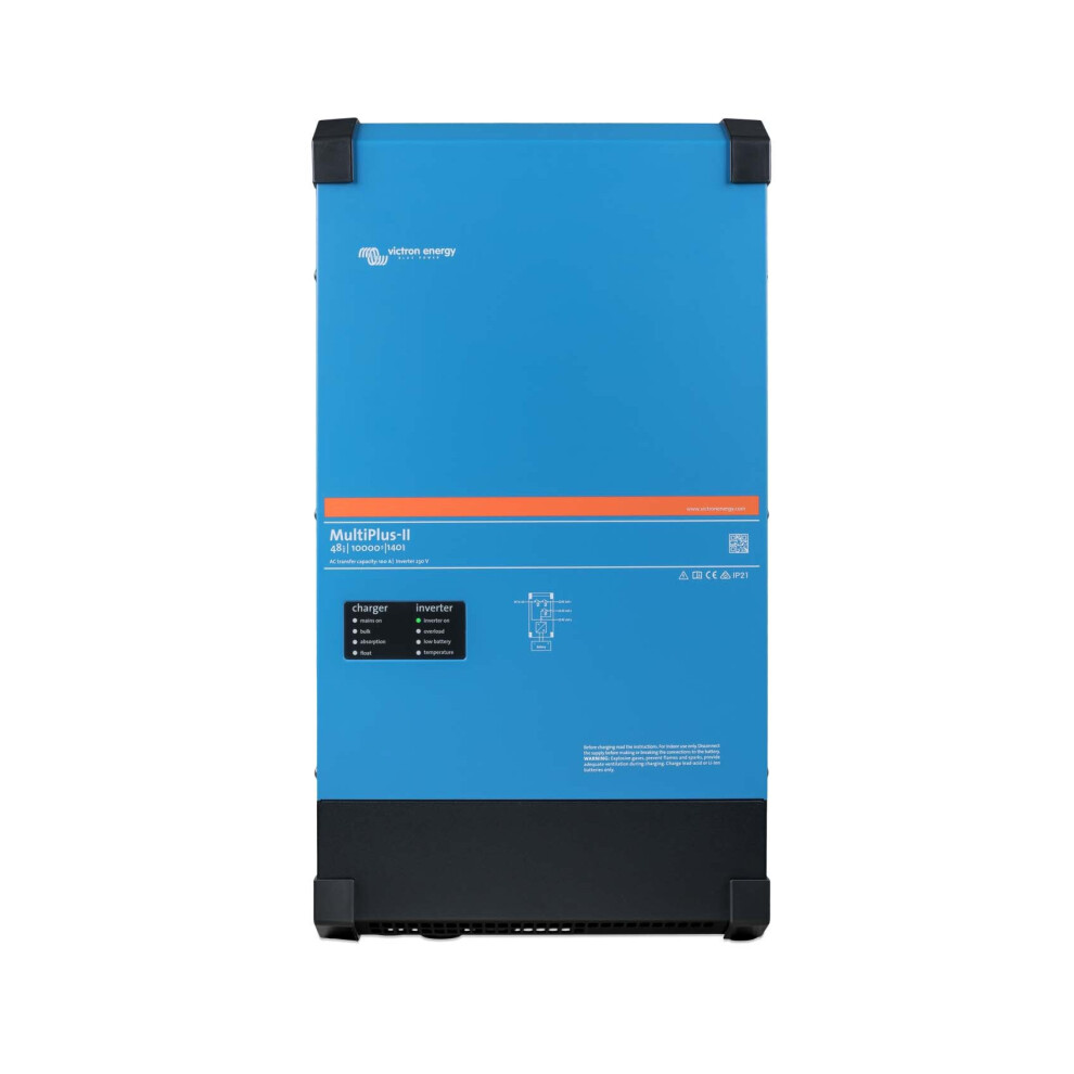 Victron Energy Multiplus-Ii 48/10000/140-100 Sine Power Inverter Battery Charger 8719076044956