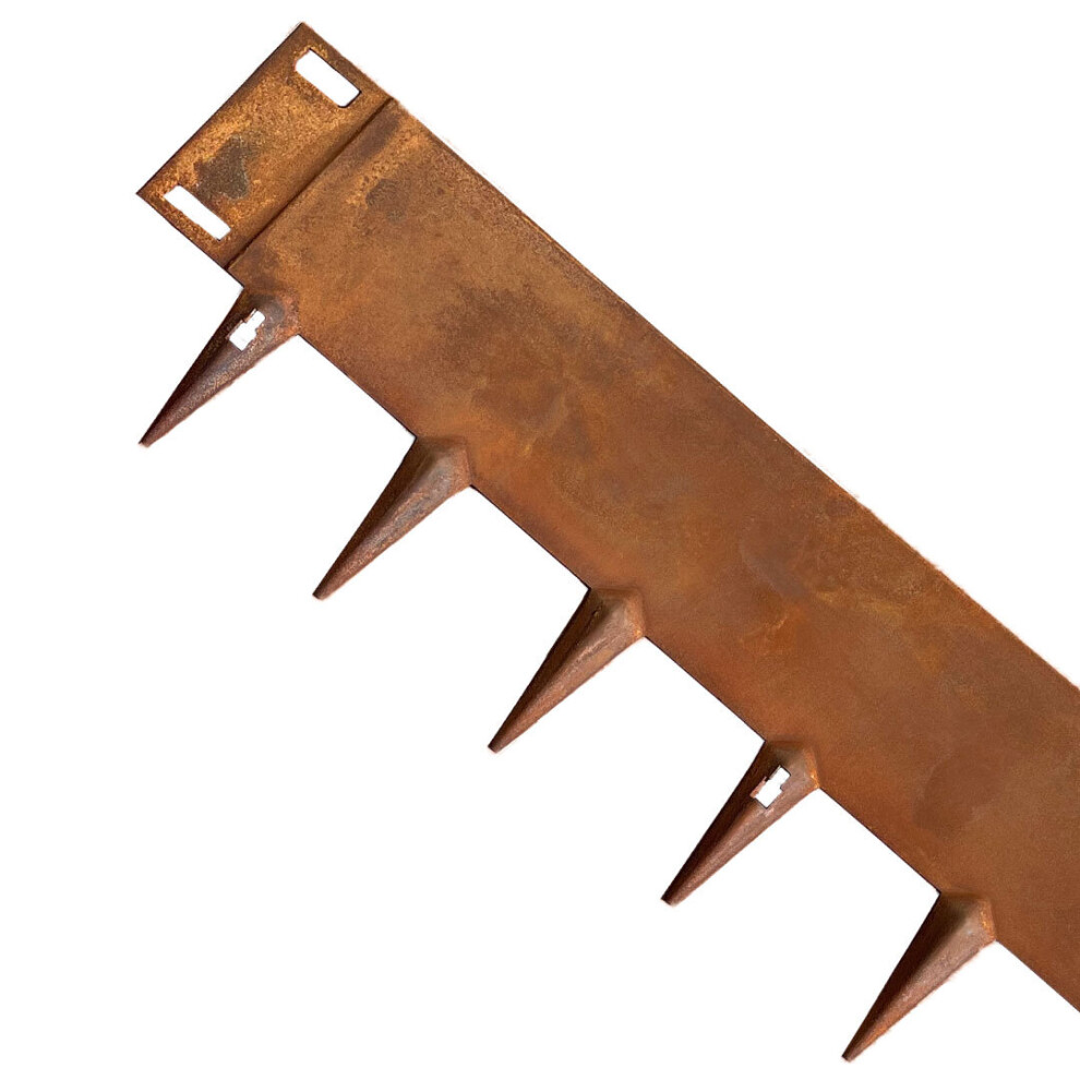 (150mm, Corten ) Core Edge Lawn Edging 5 Meters Flexible Steel