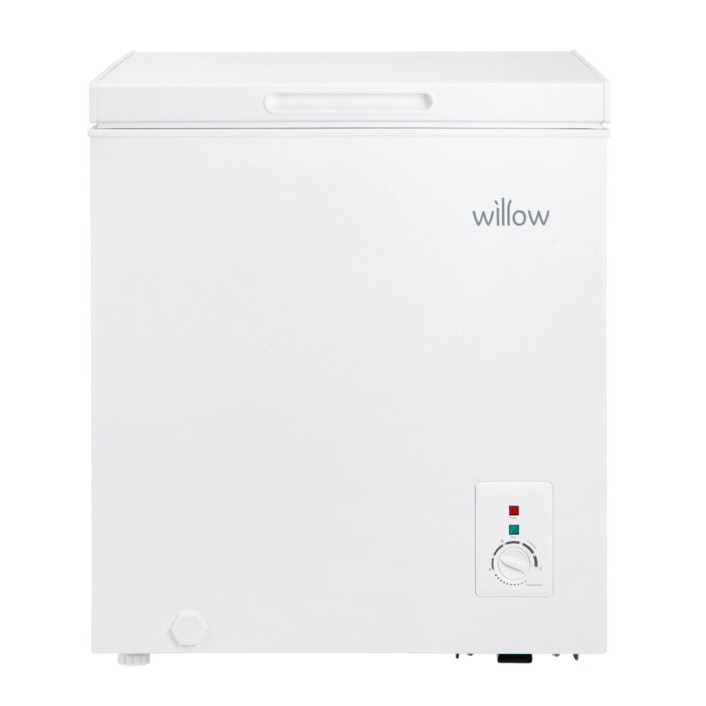 Willow W66CFW Compact White 66L Chest Freezer - White