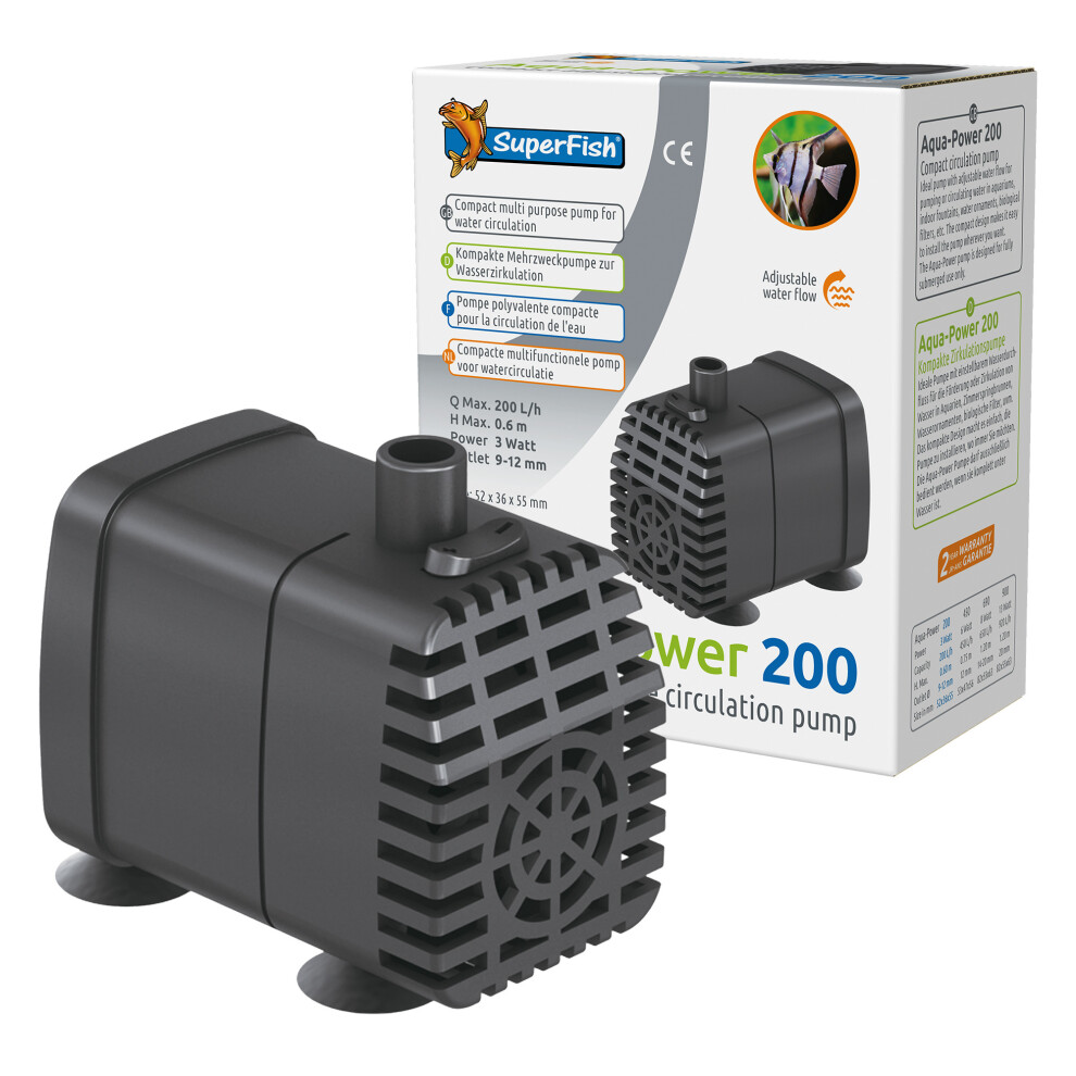 SuperFish AquaPower Circulation Pump - AquaPower 200