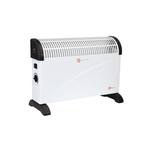 EMtronics (Black, 2000W) EMtronics Convection Heater 2000W with Thermostat 2