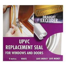 (White, 20m) Replacement Rubber UPVC window door gasket seal