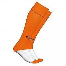 (Fluorescent Orange (028), UK6.5 -UK12 (EU40 - EU47)) Givova Calcio Football Socks Adult One Size