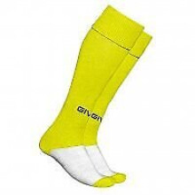 (Fluorescent Yellow (019), UK6.5 -UK12 (EU40 - EU47)) Givova Calcio Football Socks Adult One Size