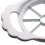 KitchenCraft Apple Corer and Slicer, Stainless Steel/Plastic, White, 11 cm 4