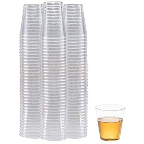 Plastic Shot Glasses 30ml 50 Pack