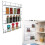 CHROME PLATED 4 TIER SPICE RACK CABINET CUPBOARD ORGANISER STORAGE JAR RACK 2