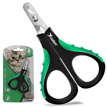 Candure Cat Nail Clipper Stainless Steel Cat Claw Trimmers for Rabbits, Guinea Pigs, Birds, Puppies, Kittens and Small Animals Pet Nail Clipper for