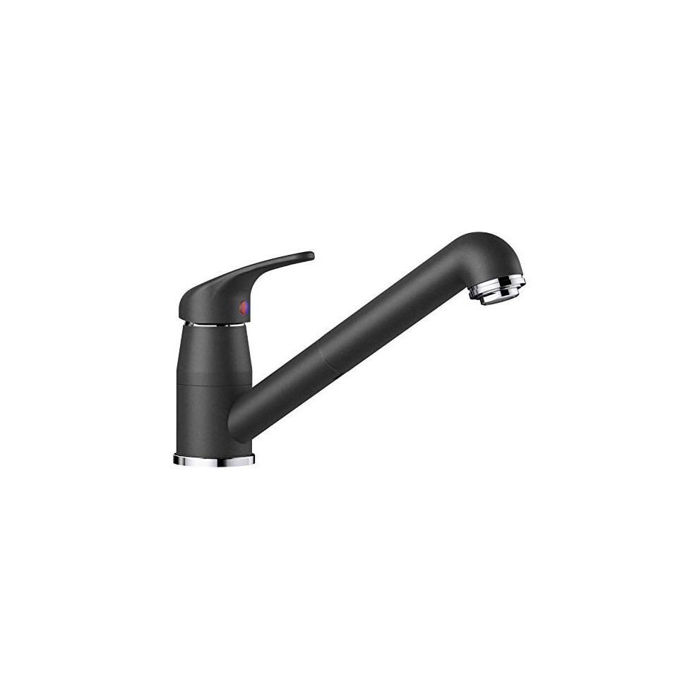 BLANCO DARAS-S â High-Pressure Kitchen Tap â Compact Entry-Level Model in Classic Design with Pull-out Spray â Anthracite â 517732