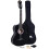 Rio 39'' 4/4 Full Size Acoustic Nylon Classical String Guitar Package Pack - New (Black) 1