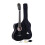 Rio 39'' 4/4 Full Size Acoustic Nylon Classical String Guitar Package Pack - New (Black) 6