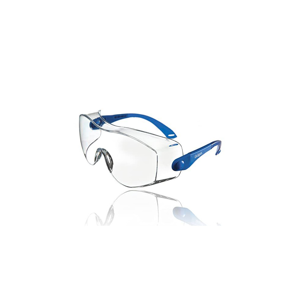 Dräger Safety Over Glasses X-pect 8120 | 1 Pair | Anti-Scratch Eye Protective Workplace Goggles for Professional or Personal Use | For Construction,