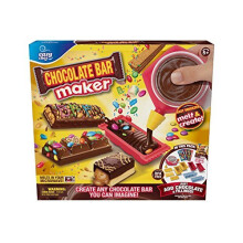 Moose Toys Chocolate Bar Maker with Silicone Molds, Deco Pen, Stamps & Wrappers - Create Custom Chocolates