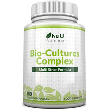 Bio-Cultures 180 Capsules (6 Month Supply) | Vegetarian Multi Strain | High Strength Cultures Includes Lactobacillus Acidophilus & Bifidobacterium |
