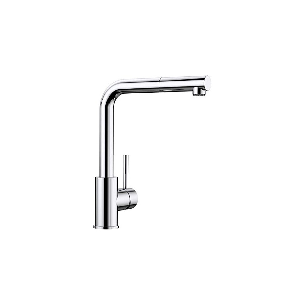 BLANCO MILA-S â Kitchen Mixer Tap with Pull-Out Spout for the Sink â Low Pressure â Chrome â 521466