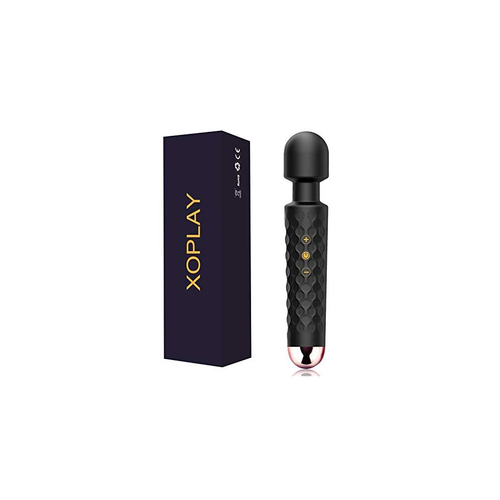 G Spot Vibrator Wand for Women, Powerful Rose Sex Toys for Clitoris G-spot Stimulation,Waterproof Dildo Vibrator with 25 Powerful Vibrations Clitoral