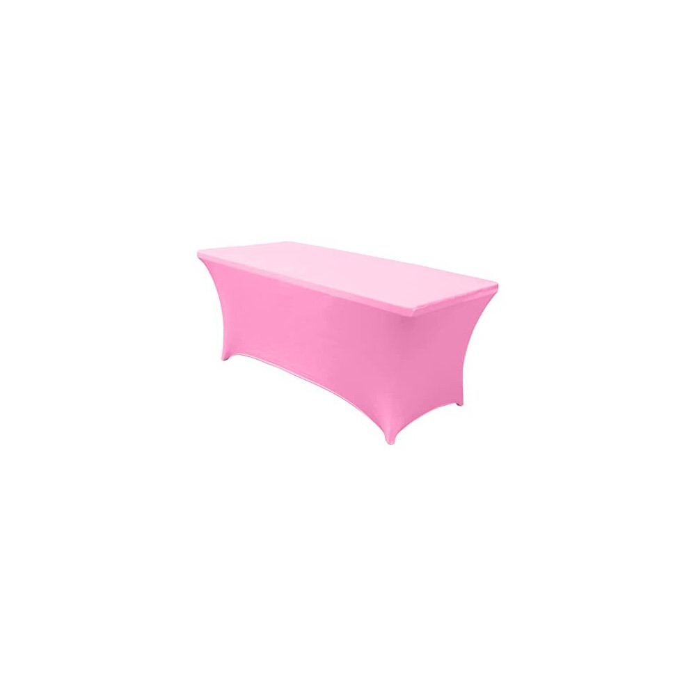 ABCCANOPY Spandex Tablecloths for 6 ft Home Rectangular Table Fitted Stretch Table Cover Polyester Tablecover Lash Bed Cover Table Toppers Massage