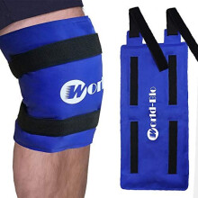 Extra Large Knee Gel Ice Pack - 21.5 x 9.5 in, Reusable Hot/Cold Therapy for Knee Replacement, Swelling, Pain Relief & Arthritis