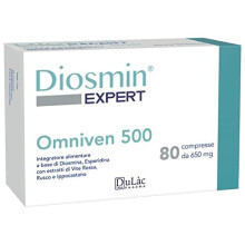 Diosmin Hesperidin Blood Circulation Tablets Dulàc, 80 Tablets for Hemorrhoids Treatment, Leg Circulation and Piles with Diosmin, Hesperidin, Red
