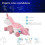 Cloud b Twilight Buddies Unicorn Night Light - CLOUD B - Pink - Projects a Starry Sky - From Birth 3