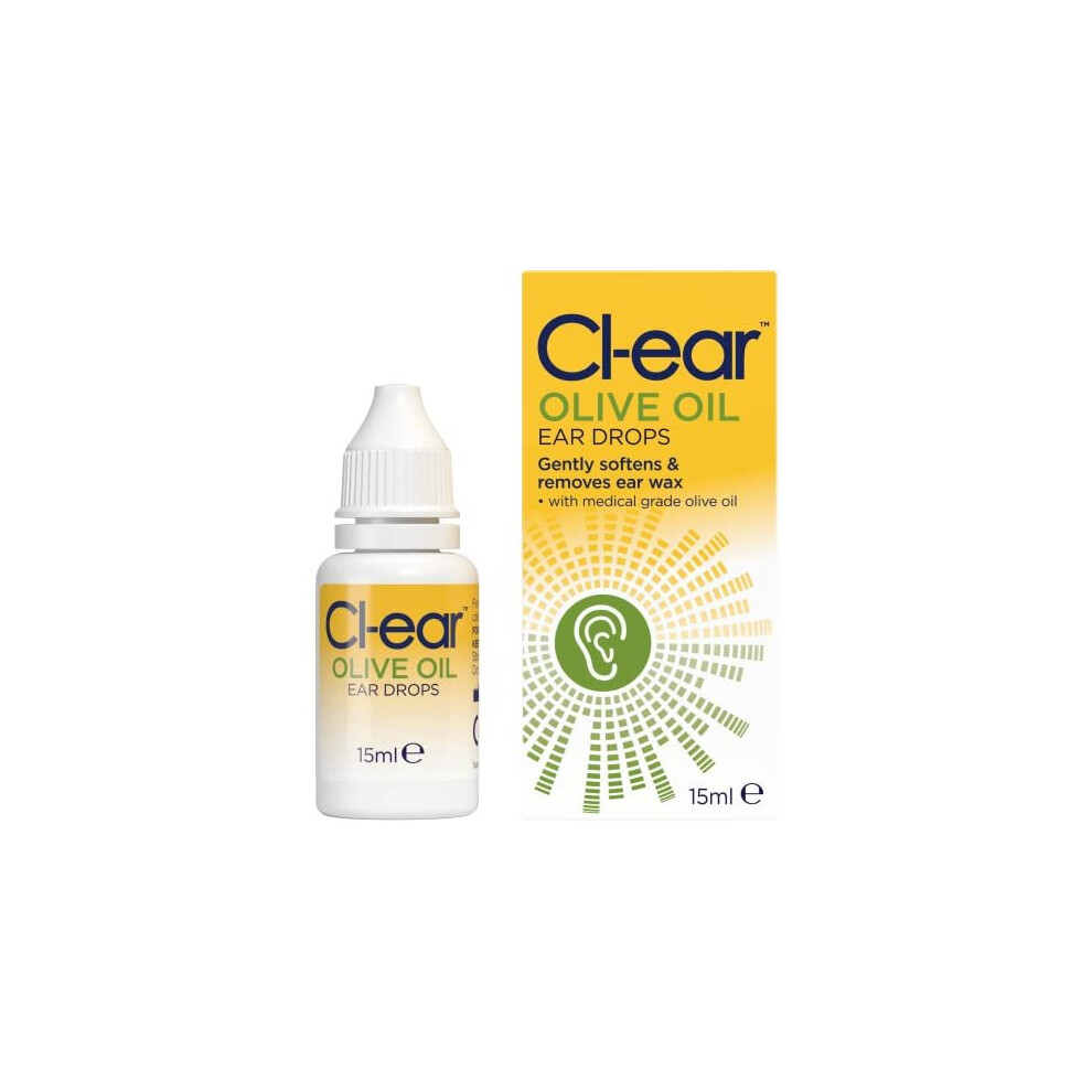 Cl-Ear Olive Oil Ear Drops. Ear Wax Removal. Easy Squeeze Dropper for targeted Application. A Natural and Gentle Way to Treat Problem Ear Wax. Reduces