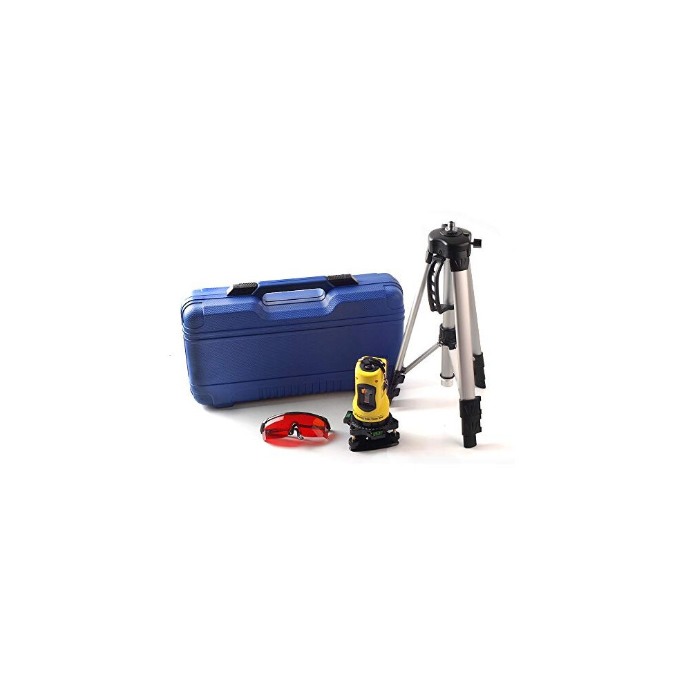 360 Rotary Laser Level,Self-Levelling Cross Line Measuring,Tripod Stand & Case