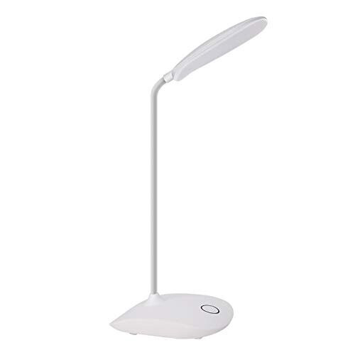 DEEPLITE LED Desk Lamp with Flexible Gooseneck 3 Level Brightness, Battery Operated Table Lamp 5W Touch Control, Compact Portable lamp for Dorm Study