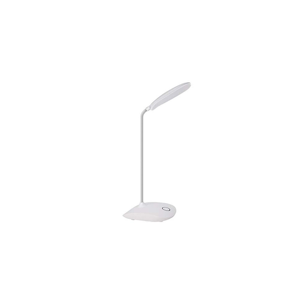 DEEPLITE LED Desk Lamp With Flexible Gooseneck 3 Level Brightness, Battery Operated Table Lamp 5W Touch Control, Compact Portable Lamp For Dorm Study